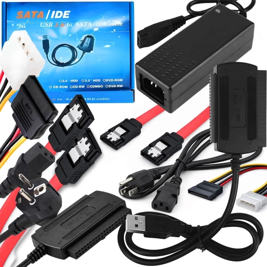 Univerzální USB adaptér pro disky SATA a IDE Renew Force