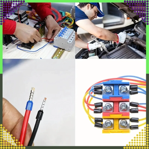 Široké využití v elektroinstalacích