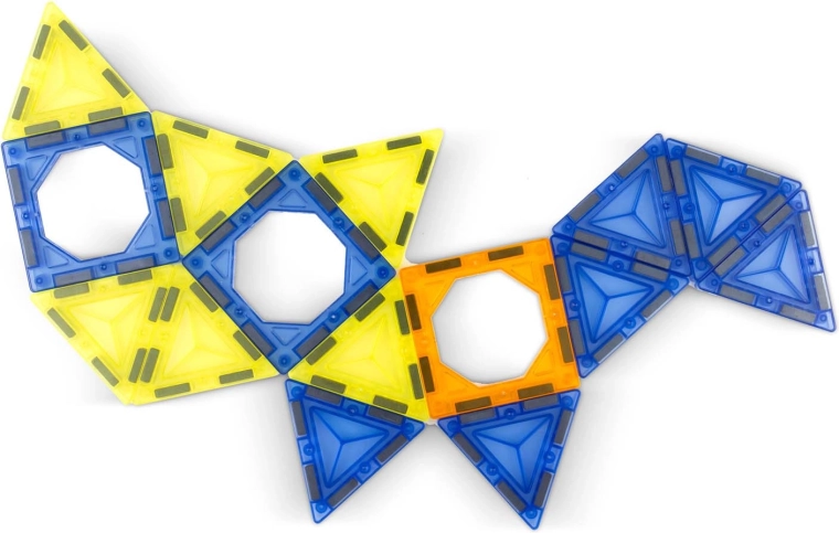 Průhledné magnetické díly a snadné spojování