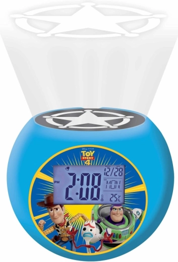 Dětský radiobudík s projektorem TOY STORY 4 a LCD displejem