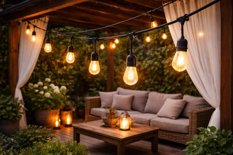 Teplé, útulné světlo pro večerní pohodu