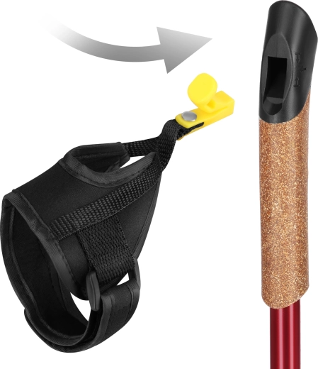 Ergonomické korkové rukojeti s rychlým poutkem
