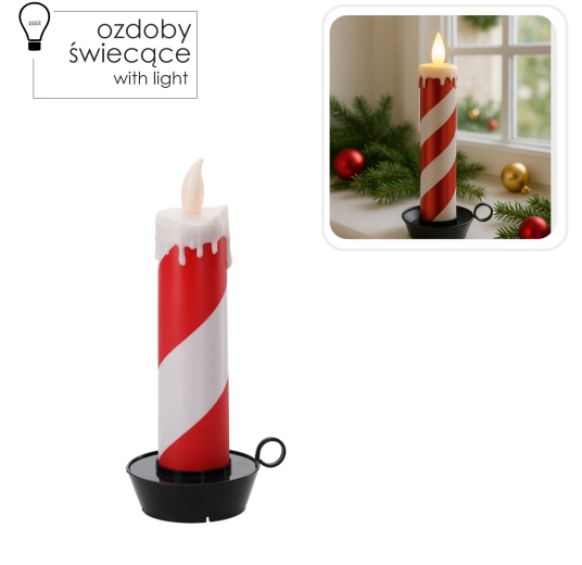 Teplé mihotavé světlo bez plamene