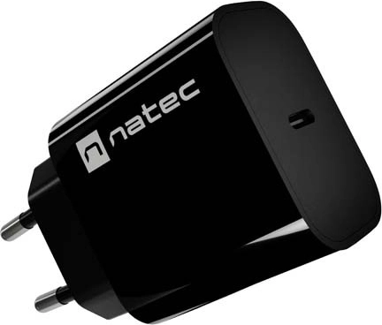 Natec Ribera síťová nabíječka USB‑C 20 W černá