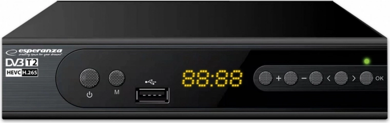 DVB‑T2 set‑top box s H.265/HEVC a nahráváním