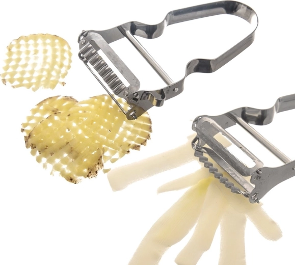 Dva břity pro loupání i dekorativní řezy