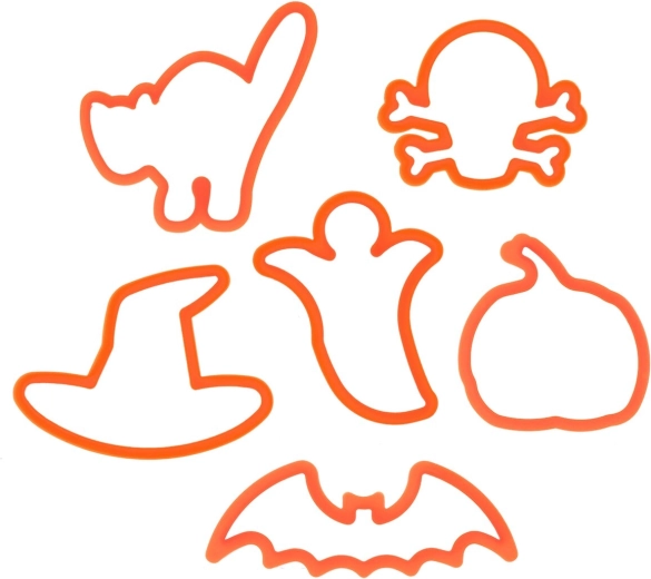 Vykrajovačky z plastu halloween sada 6 ks