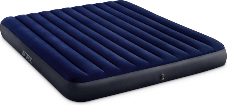 Nafukovací Dvojitá Matraca Velour 203x183 cm INTEX