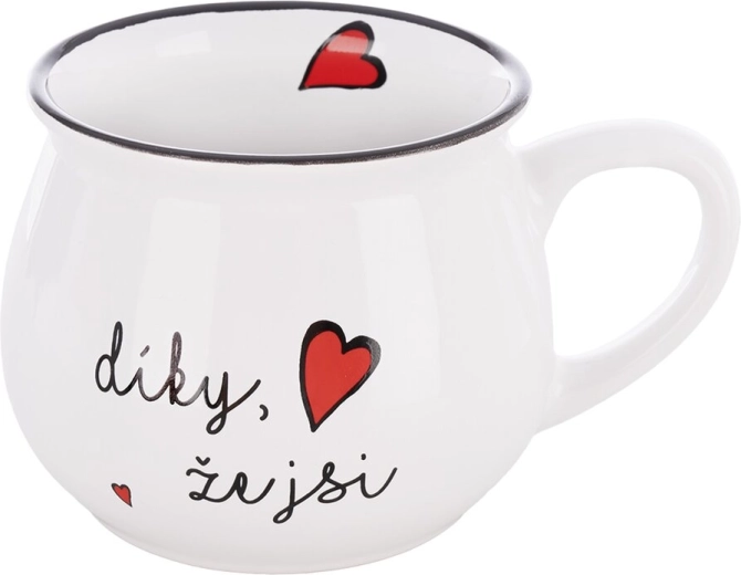 Keramický hrnek „Díky, že jsi“ 300 ml