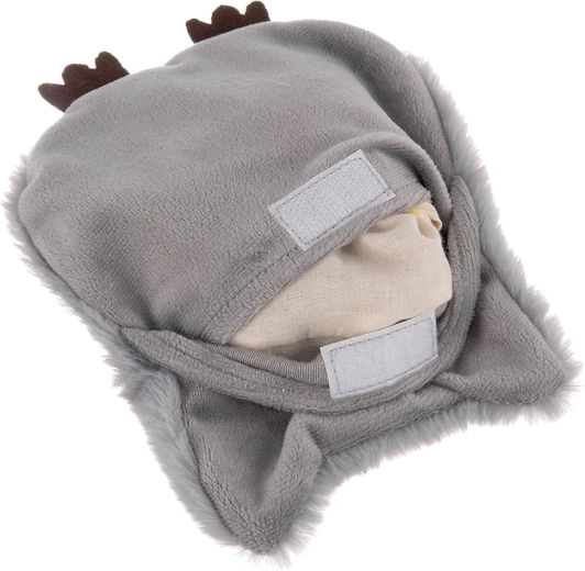 Měkký, pratelný potah ve tvaru sovičky