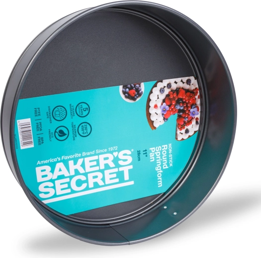 Baker's Secret Essential Line rozkládací dortová forma s nerezovou sponou 28 cm