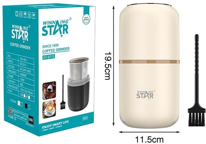 WinningStar elektrický mlýnek na kávu 150 W