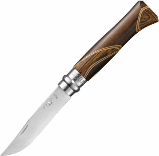 Opinel N°08 Inox Chaperon kapesní nůž 8,5 cm z afrických dřevin