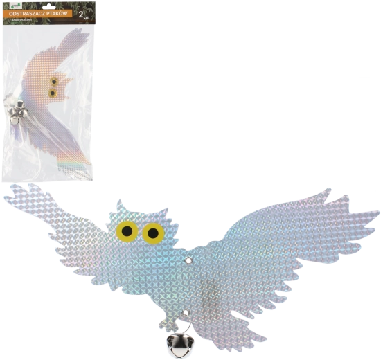 Sada 2 odpuzovačů ptáků se zvonečkem