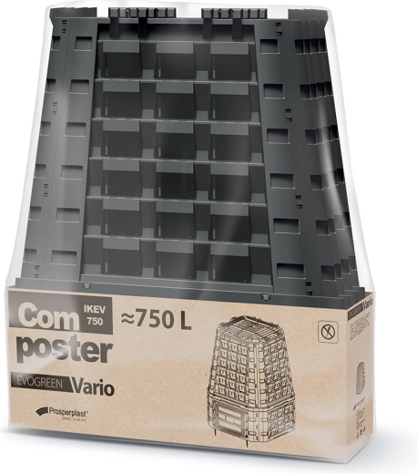 Velký objem 750 l pro zahrady bez kompromisů