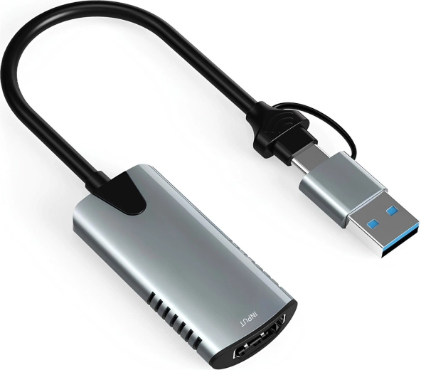 Zachytávací karta HDMI RENEW FORCE s USB-A a USB-C
