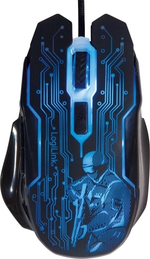 Herní USB myš 2400 DPI, černá