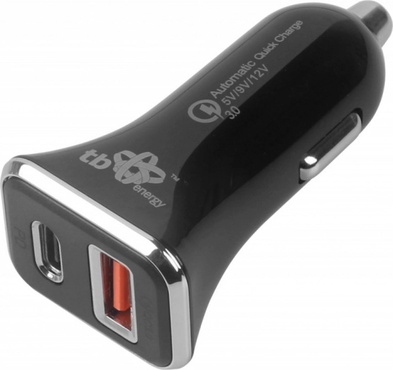 Autonabíječka USB‑A + USB‑C s rychlonabíjením