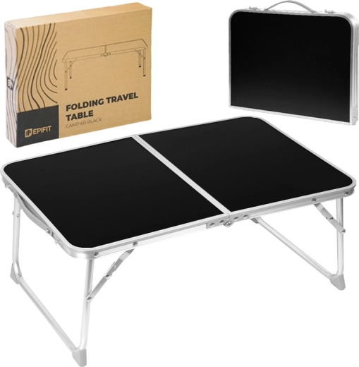 Turistický skládací nízký stůl Camp 60 černý