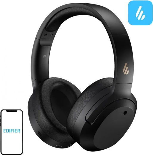 Bezdrátová sluchátka Edifier W820NB s ANC – Černá