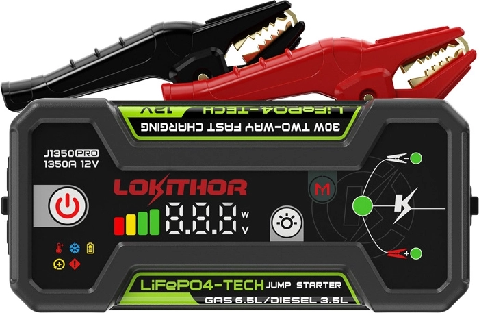 Startovací zdroj LOKITHOR J1350 Pro 25,6 Wh