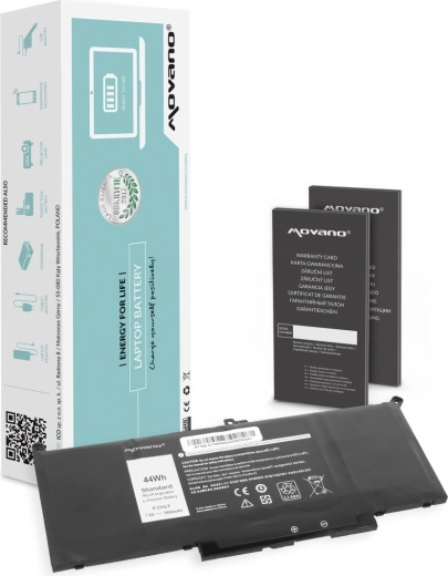 Movano baterie pro Dell Latitude 7290, 7390 a 7490 (5800 mAh, 44 Wh)