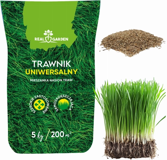Univerzální odolná travní směs pro hustý trávník 5 kg / 200 m²