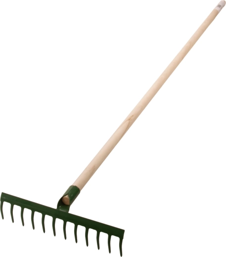 Profi ocelové hrábě 12 hrotů s násadou 140 cm