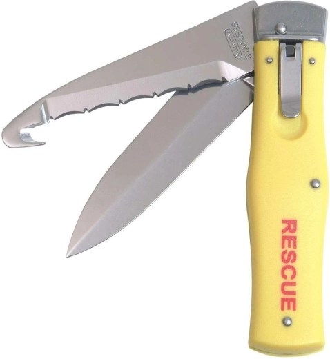 Mikov záchranářský nůž Rescue 246 s automatickým otevíráním