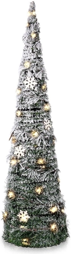 Efekt sněhu a dřevěné vločky