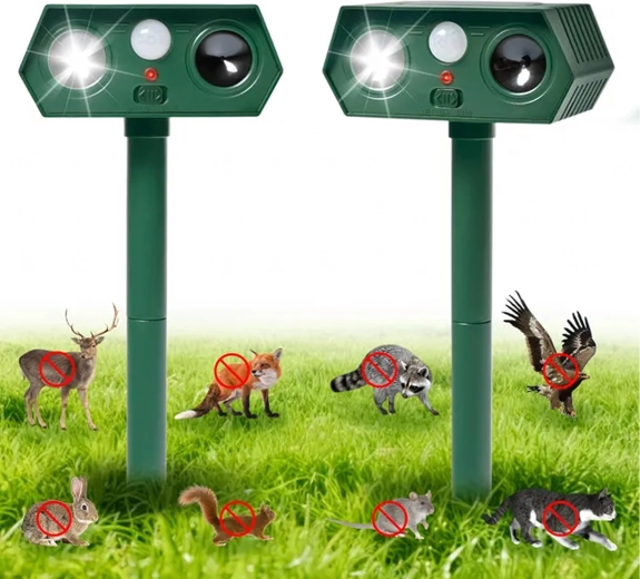 Účinné odpuzování různých druhů zvířat