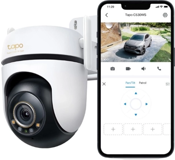 360° pokrytí prostoru se sledováním pohybu