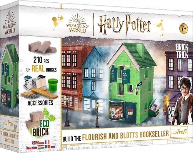 Stavebnice BRICK TRICK HARRY POTTER – Knihkupectví Krucánky a Kaňoury, 210 dílků