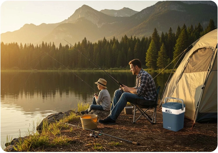 Ideální na kempování, pláž i piknik