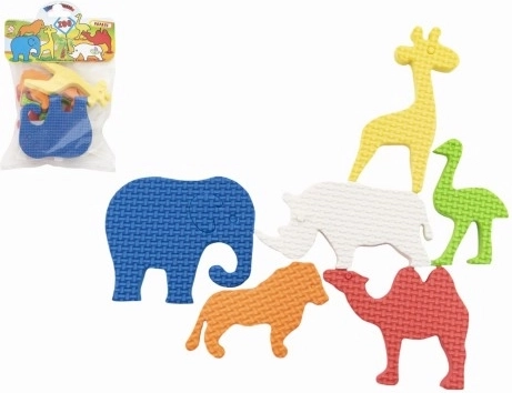 Teddies vodolepky zoo – sada 6 kusů