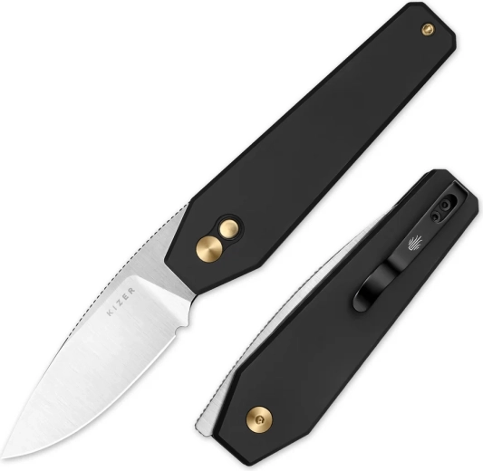 Button lock, front flipper a kapesní klip