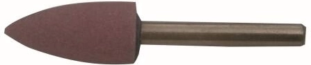 Brusné tělísko ogivální 16 × 32 mm se stopkou 6 mm, zrnitost 60