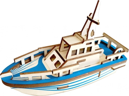 Dřevěné 3D puzzle Loď