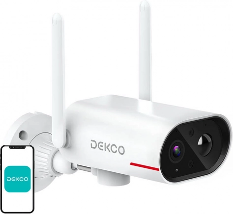 Venkovní Wi‑Fi kamera se solárním panelem DEKCO DC8L 3MP