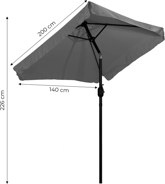 Naklápěcí stínění pro celý den