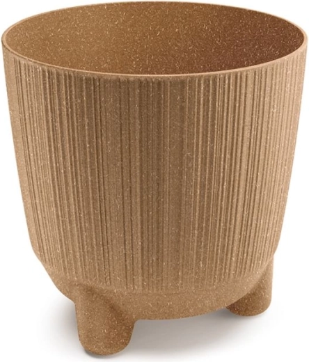 Květináč Ryfo N Eco Wood 16,8 cm Naturo Eco