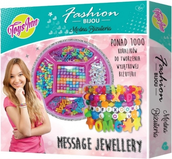 Náramek se vzkazem - sada DIY šperků