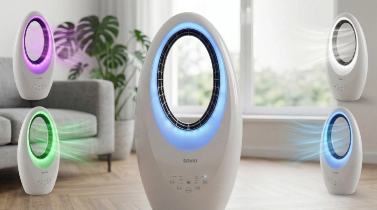 LED prstenec a příjemná atmosféra ve 4 barvách