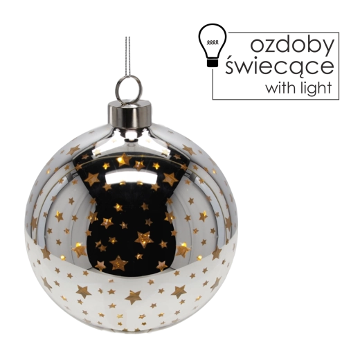 Elegantní stříbrný design s hvězdami