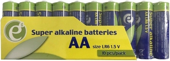 Alkalické baterie AA LR6 1.5V – balení 10 ks
