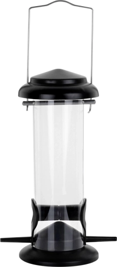 Průhledný zásobník pro rychlou kontrolu krmiva