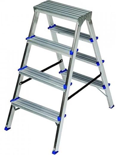 Oboustranné hliníkové schůdky 4 stupně ELKOP