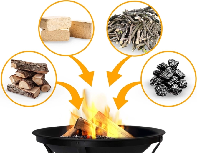 Více druhů paliva a snadné roztápění