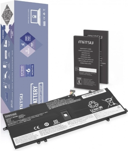 Baterie MITSU pro Lenovo ThinkPad X1 Yoga 4/5 a ThinkPad X1 Carbon 7/8 (51 Wh, 15,36 V)