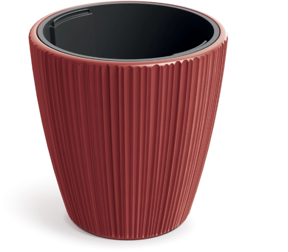 Květináč ORO 34,9 cm retro červený